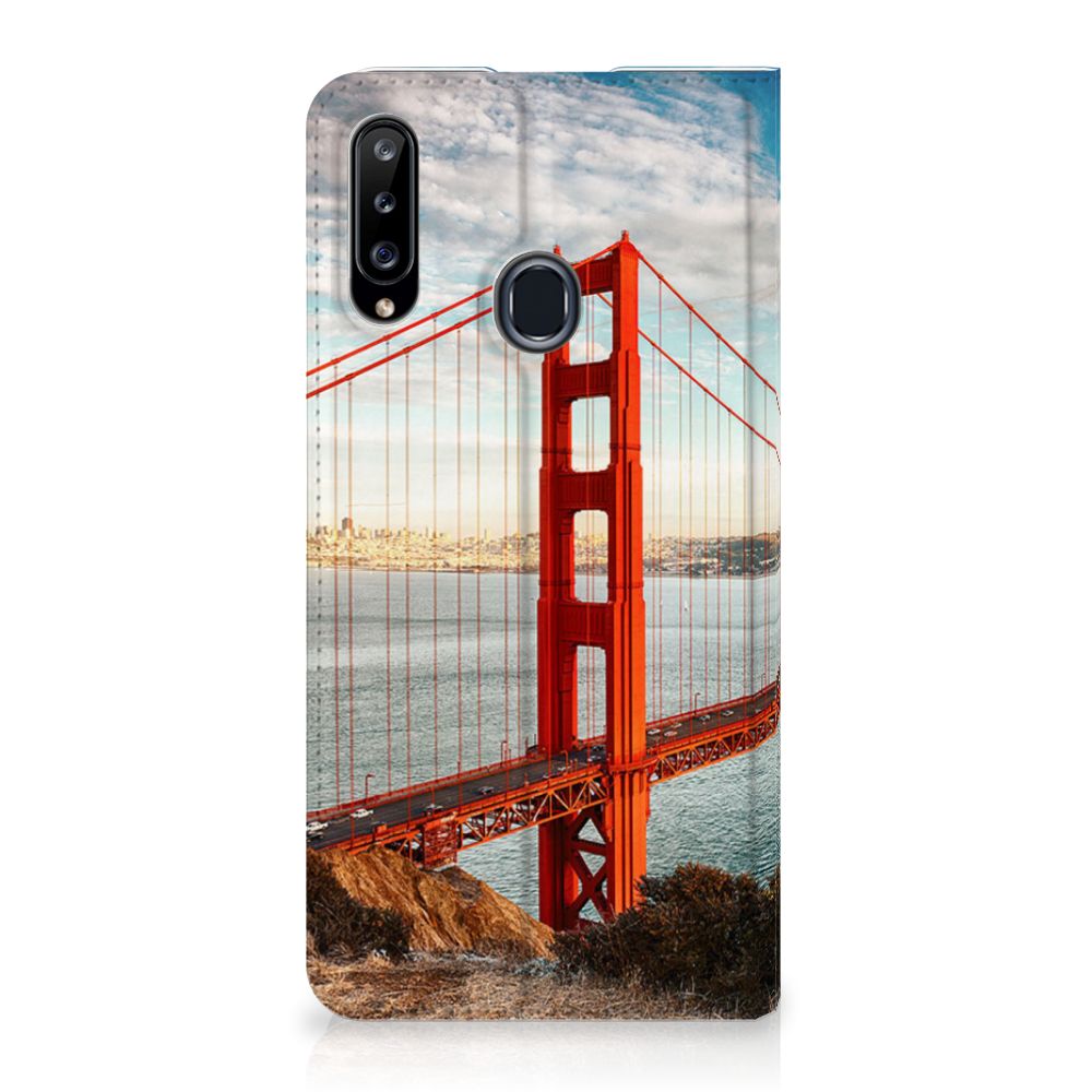 Samsung Galaxy A20s Book Cover Golden Gate Bridge