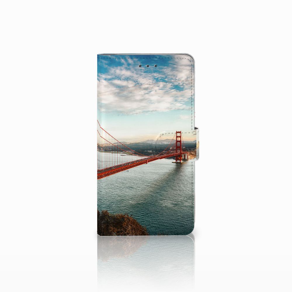 Samsung Galaxy J7 2016 Flip Cover Golden Gate Bridge