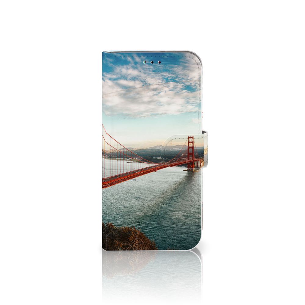 Samsung Galaxy A40 Flip Cover Golden Gate Bridge