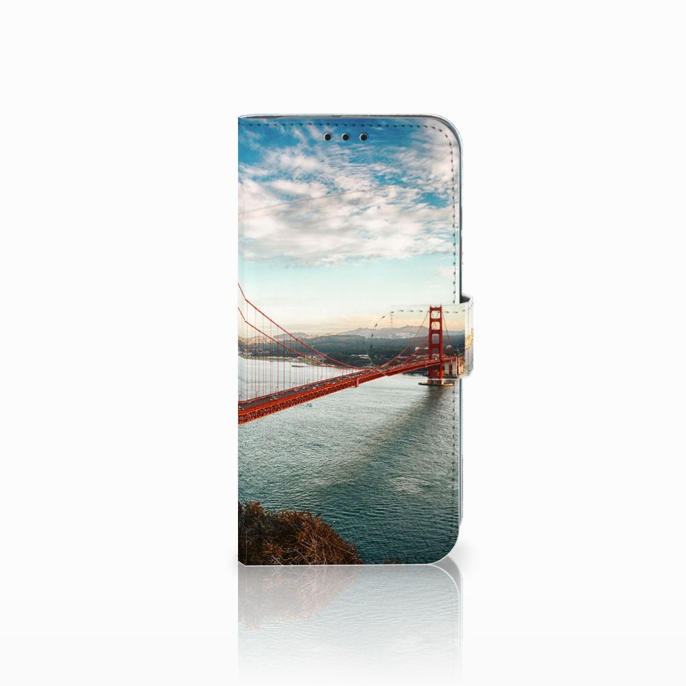 Honor 10 Lite Flip Cover Golden Gate Bridge