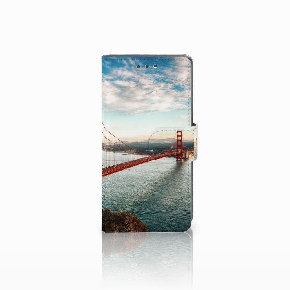 Sony Xperia X Compact Flip Cover Golden Gate Bridge