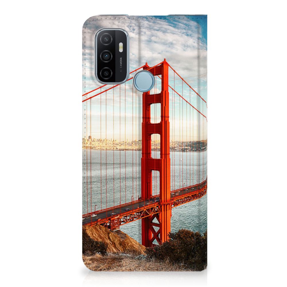 OPPO A53 | A53s Book Cover Golden Gate Bridge