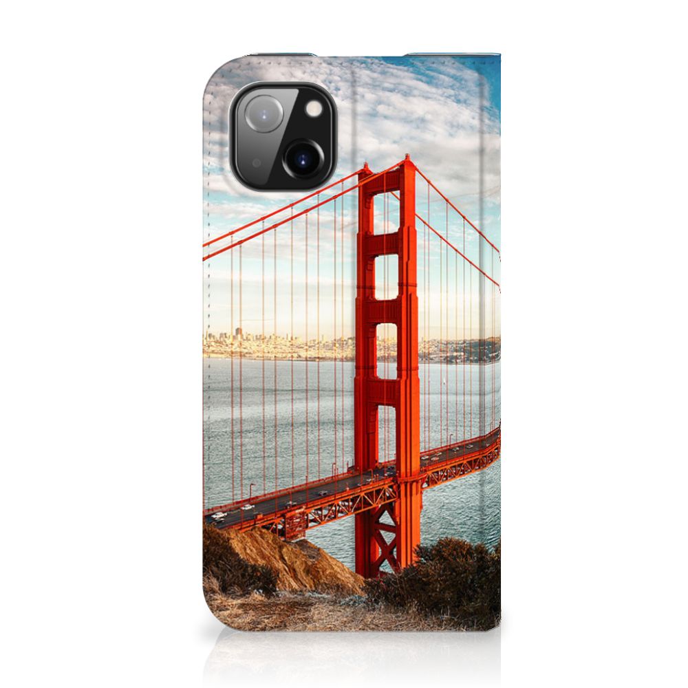 Apple iPhone 14 Plus Book Cover Golden Gate Bridge