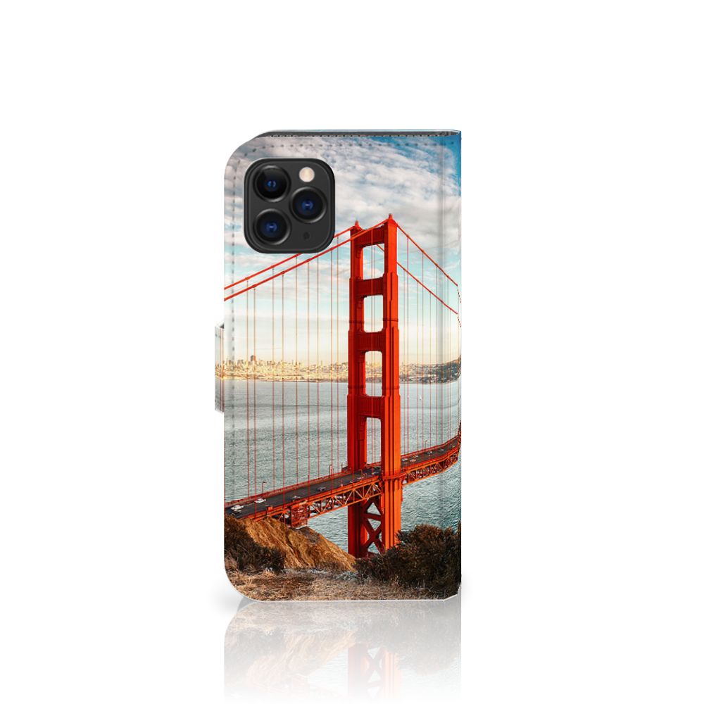 Apple iPhone 11 Pro Flip Cover Golden Gate Bridge