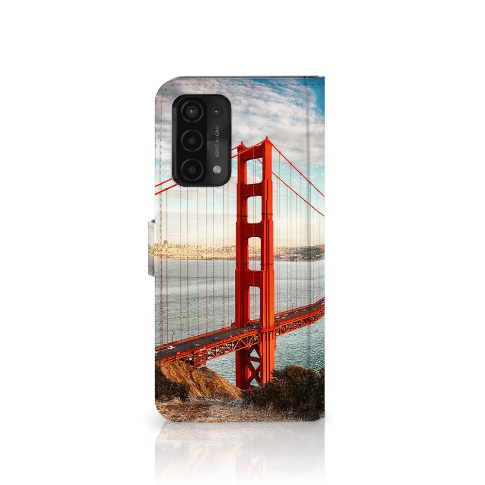 OPPO A54 5G | A74 5G | A93 5G Flip Cover Golden Gate Bridge