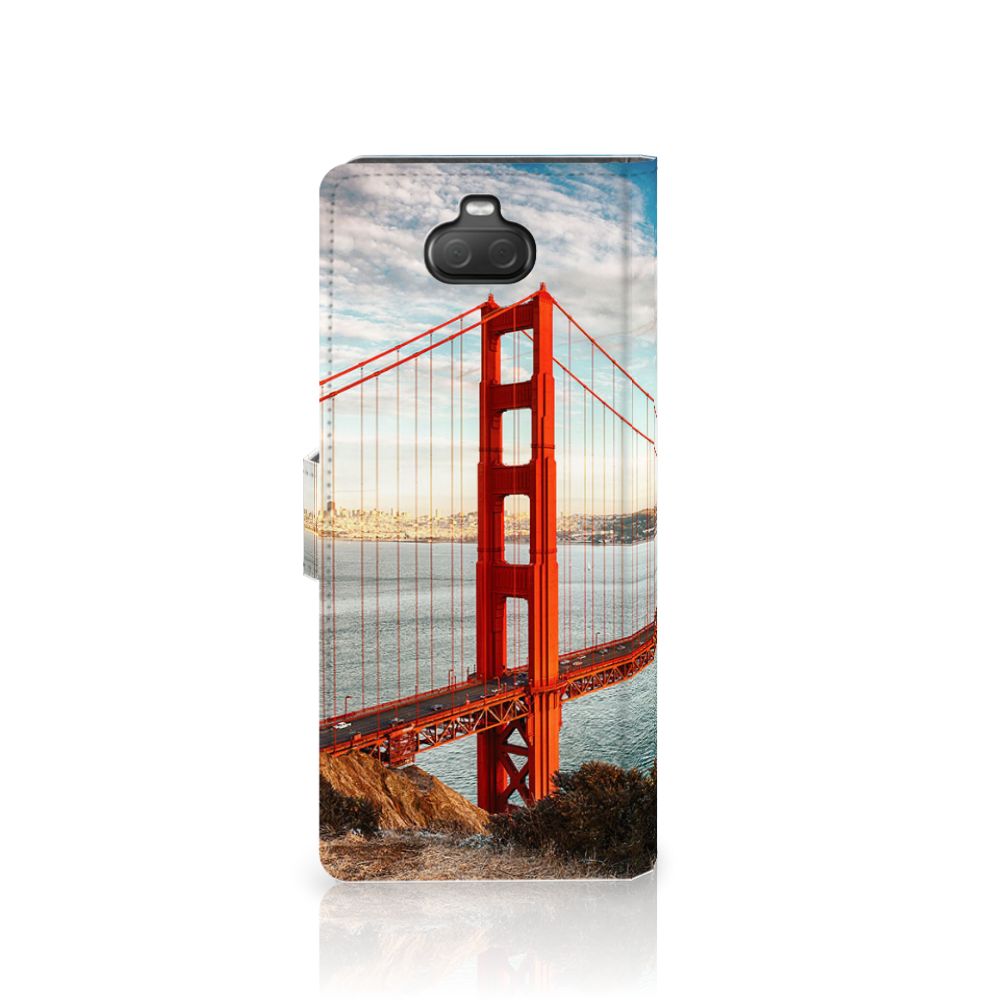 Sony Xperia 10 Flip Cover Golden Gate Bridge