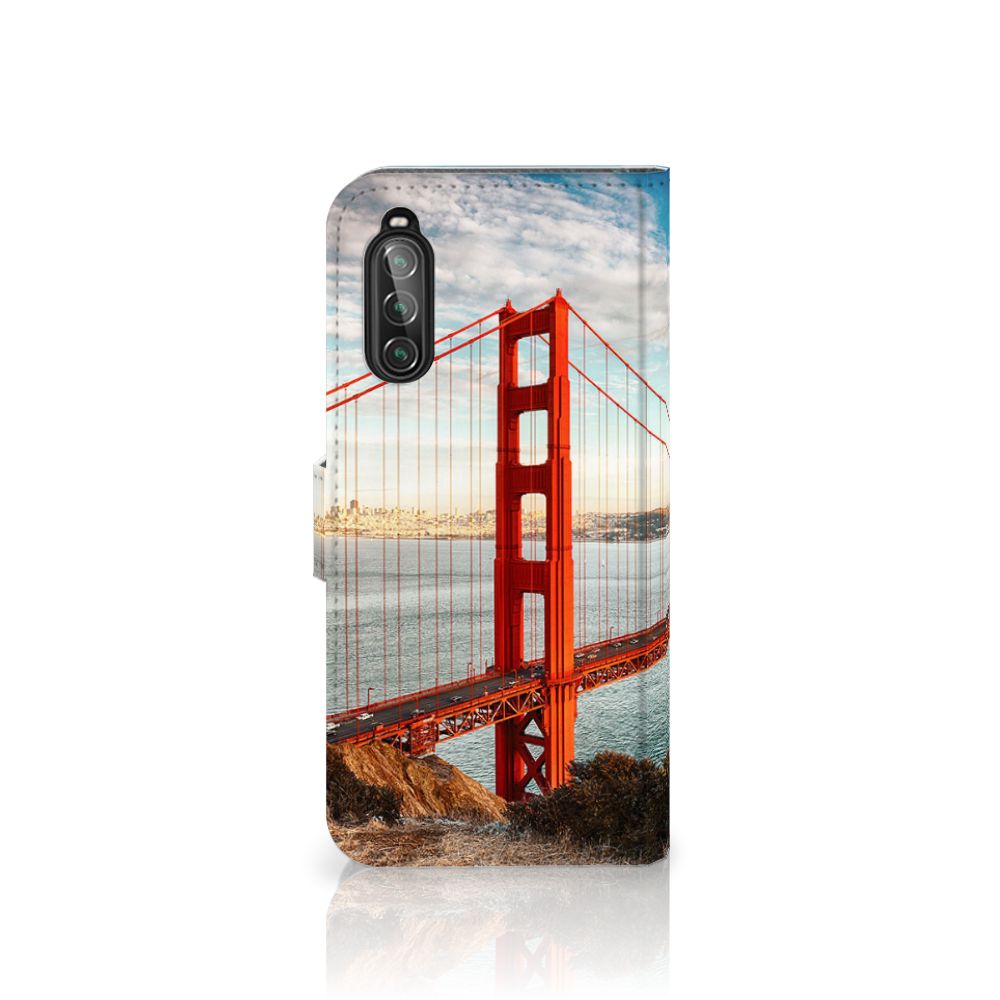 Sony Xperia 10 II Flip Cover Golden Gate Bridge