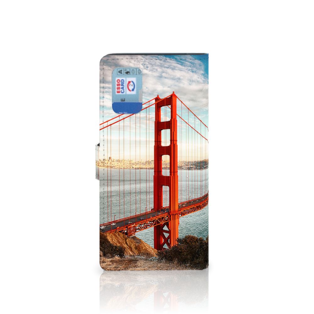 Samsung Galaxy A02s | M02s Flip Cover Golden Gate Bridge