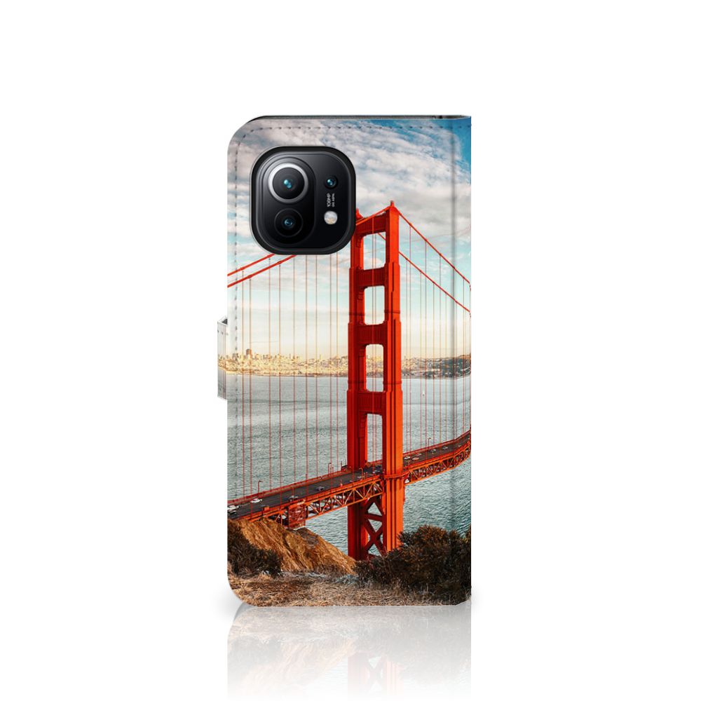 Xiaomi Mi 11 Flip Cover Golden Gate Bridge
