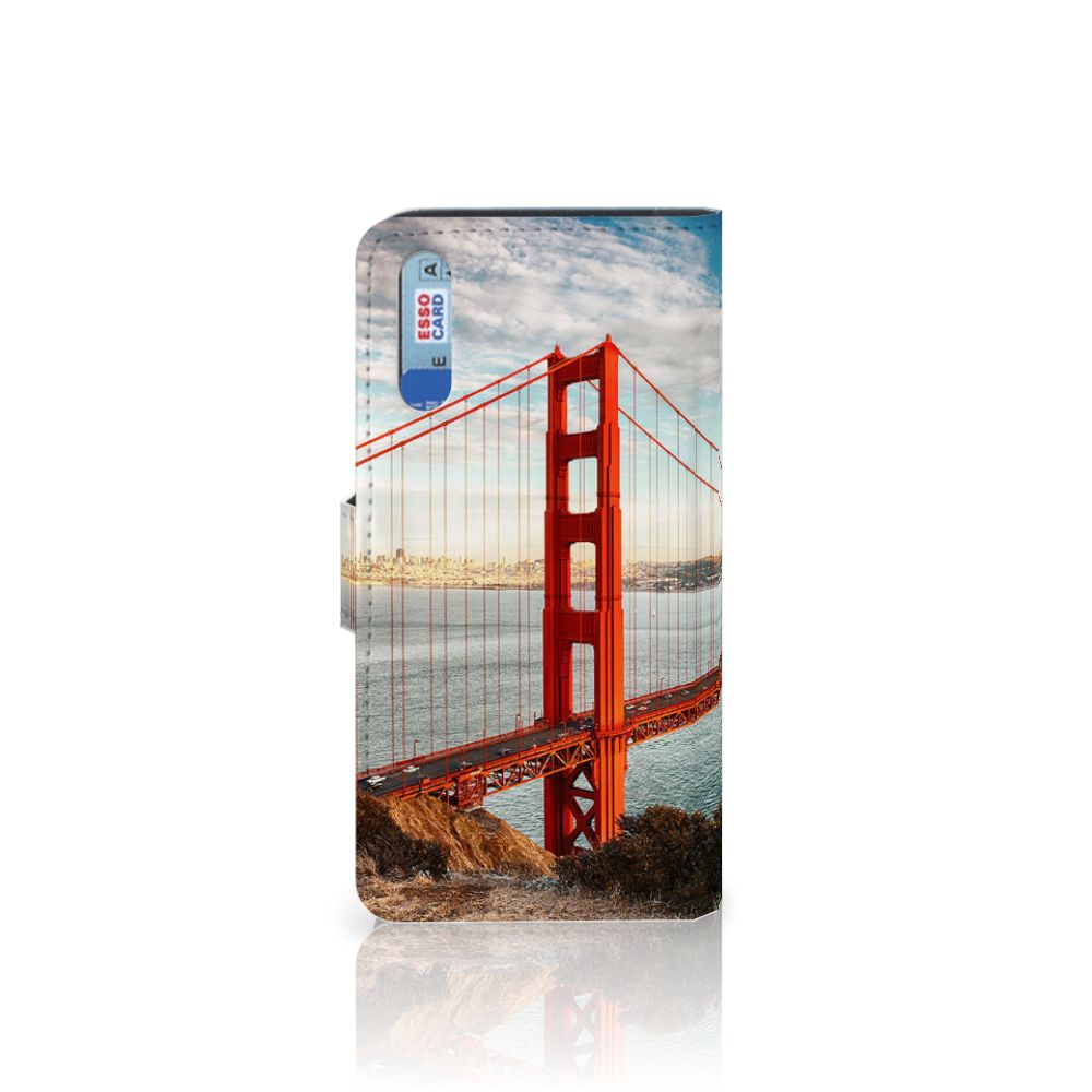 Huawei P20 Flip Cover Golden Gate Bridge