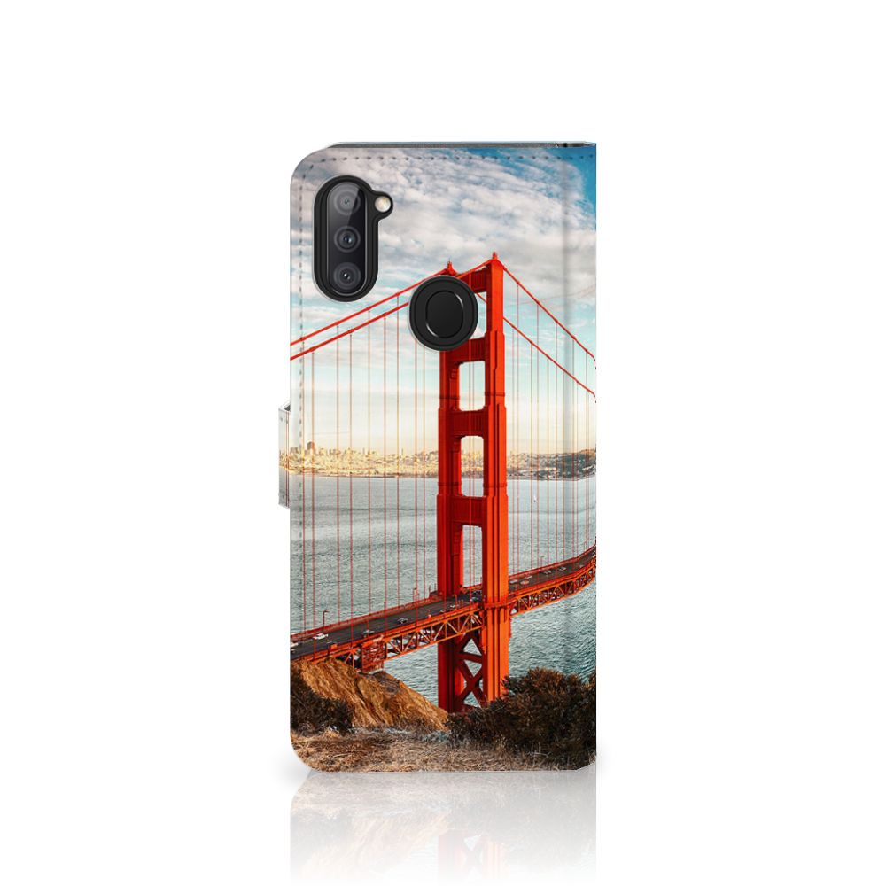 Samsung Galaxy M11 | A11 Flip Cover Golden Gate Bridge