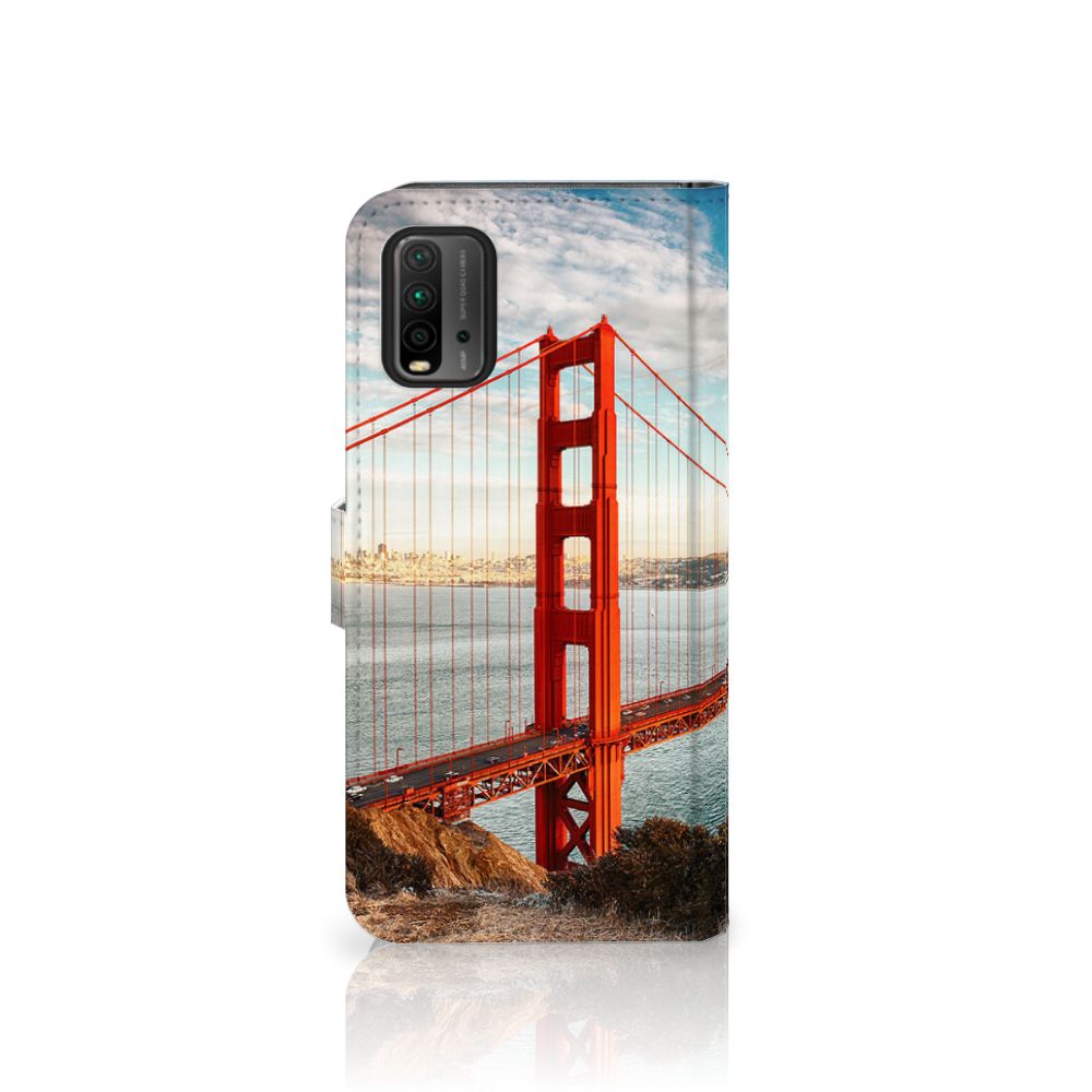 Xiaomi Redmi 9T | Poco M3 Flip Cover Golden Gate Bridge