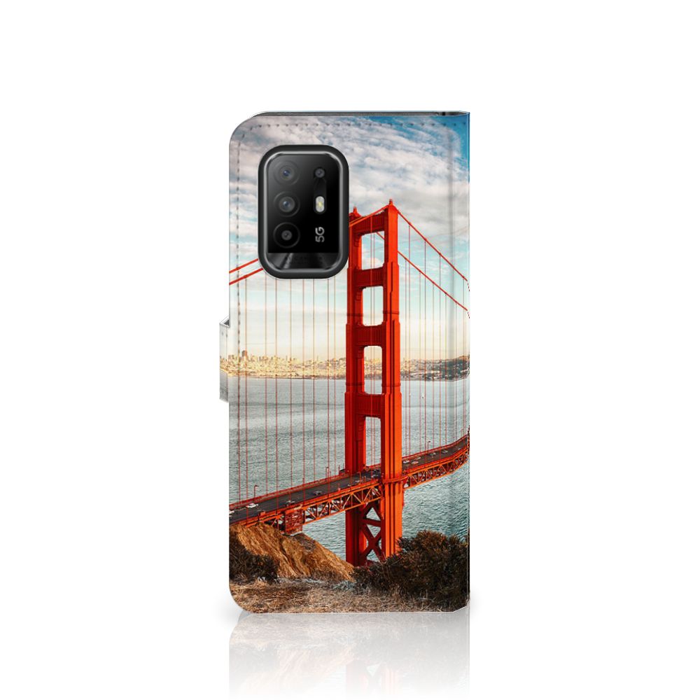 OPPO Reno5 Z | A94 5G Flip Cover Golden Gate Bridge