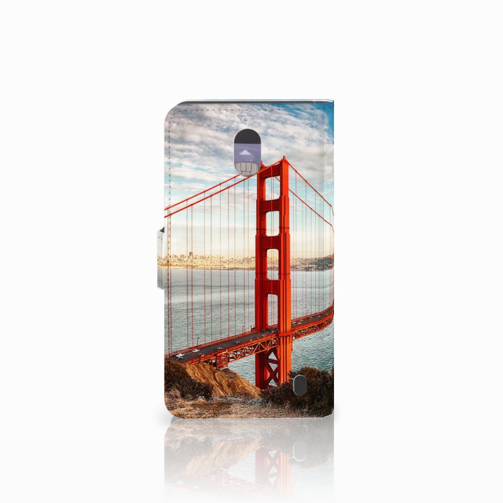 Nokia 2 Flip Cover Golden Gate Bridge