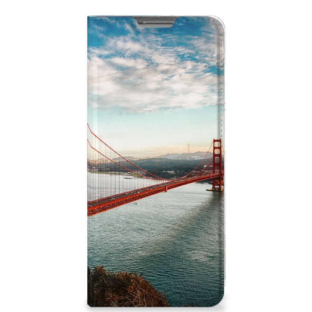 OPPO Find X5 Book Cover Golden Gate Bridge