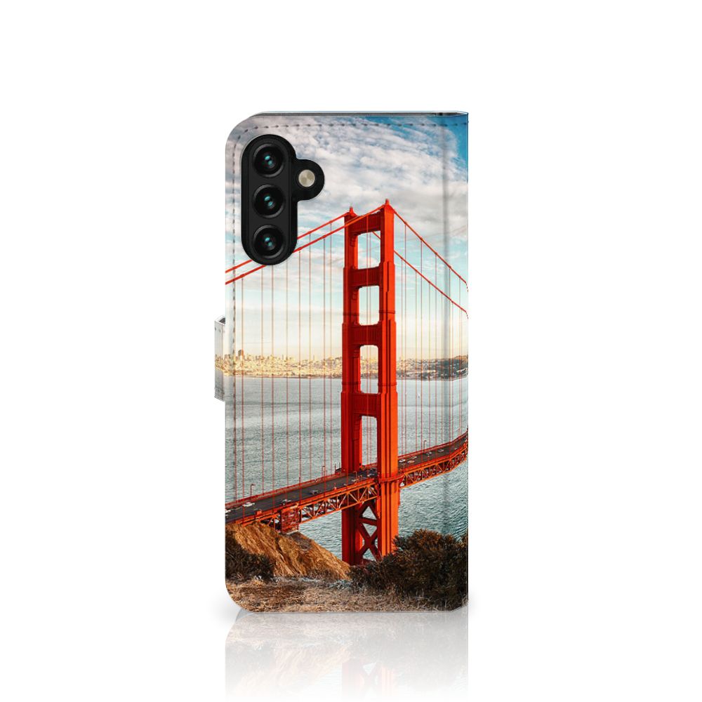 Samsung Galaxy A04s | Samsung Galaxy A13 5G Flip Cover Golden Gate Bridge