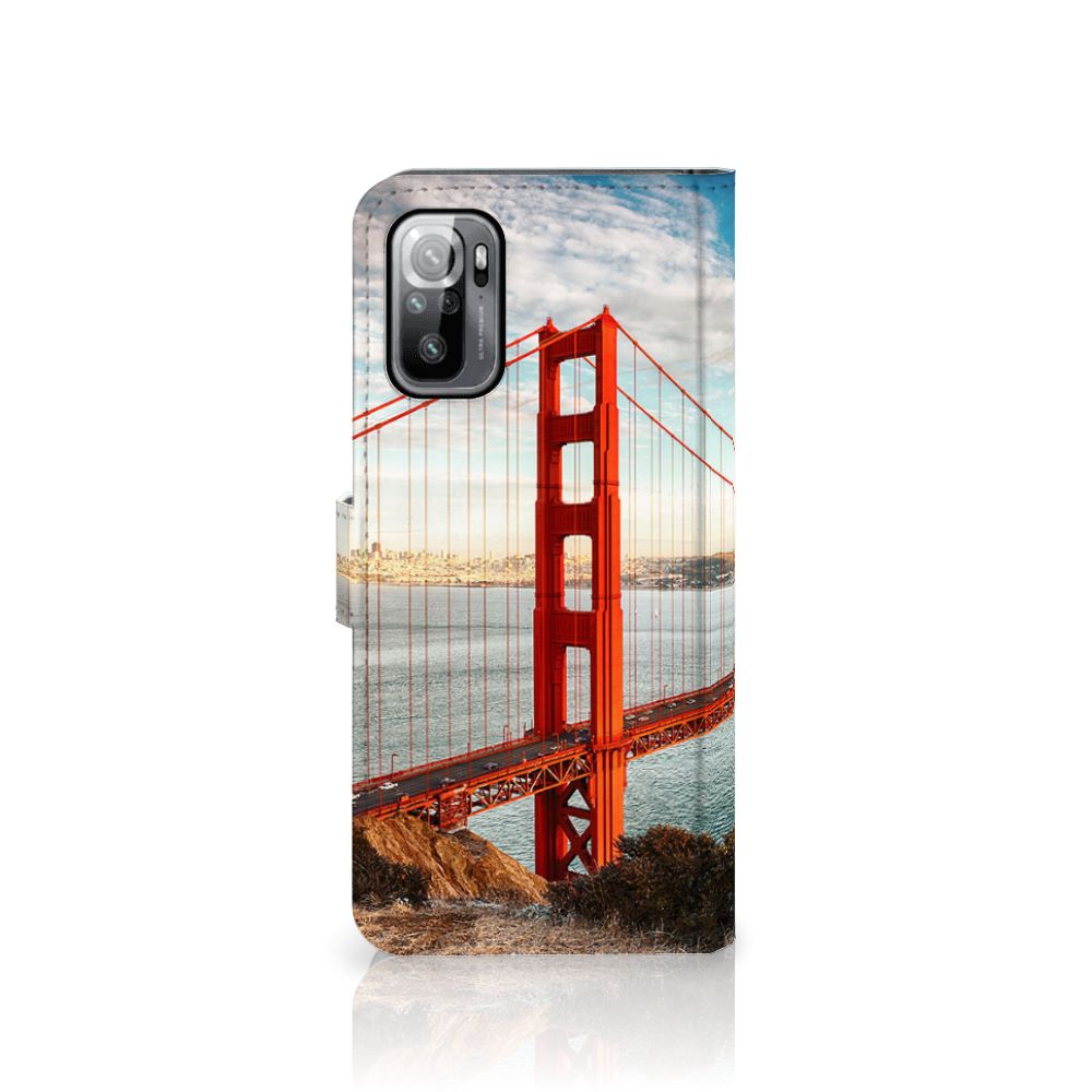 Xiaomi Redmi Note 10/10T 5G | Poco M3 Pro Flip Cover Golden Gate Bridge