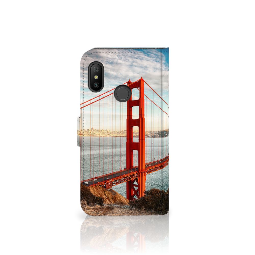 Xiaomi Mi A2 Lite Flip Cover Golden Gate Bridge