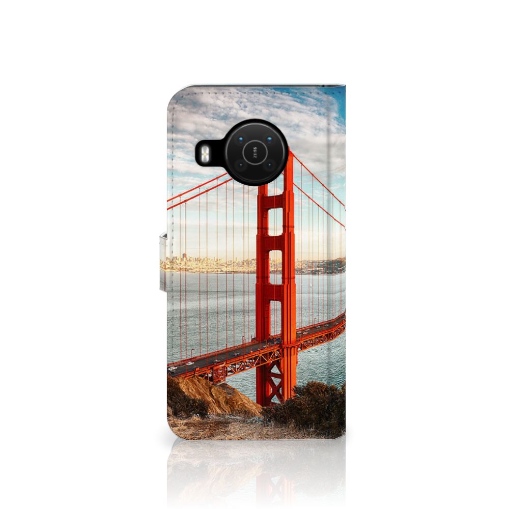 Nokia X10 | Nokia X20 Flip Cover Golden Gate Bridge
