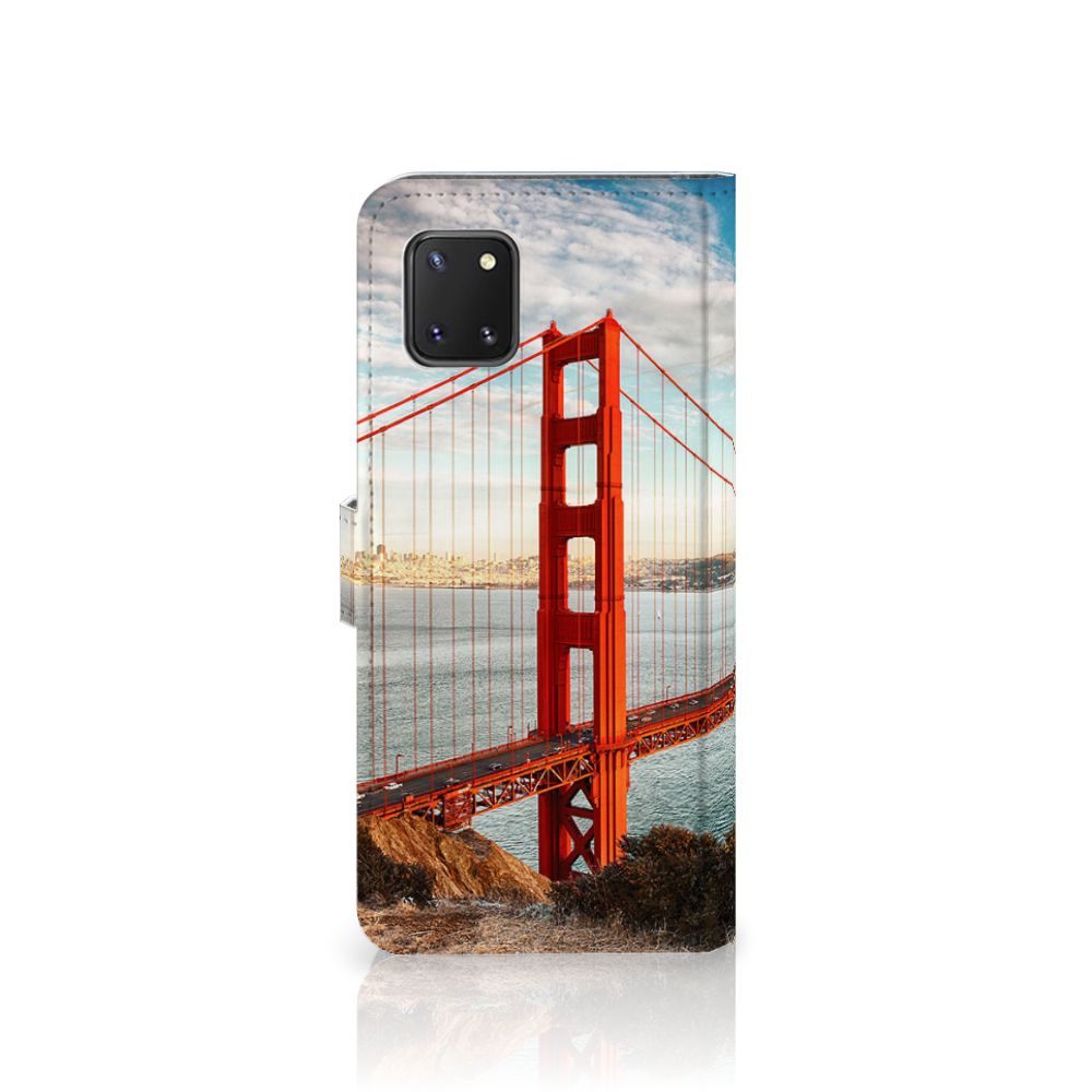 Samsung Note 10 Lite Flip Cover Golden Gate Bridge