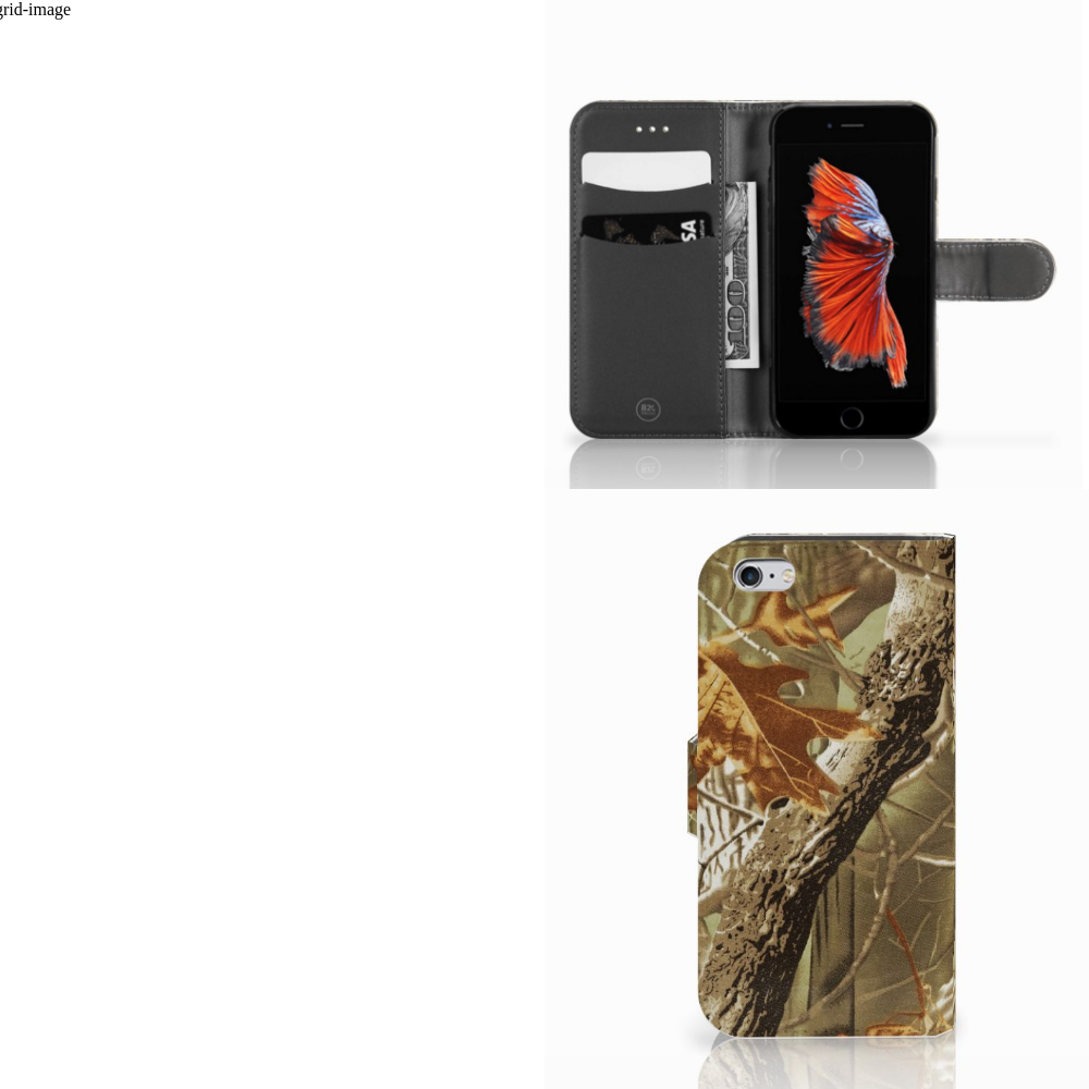 iPhone 6 Bookstyle Hoesje Camouflage