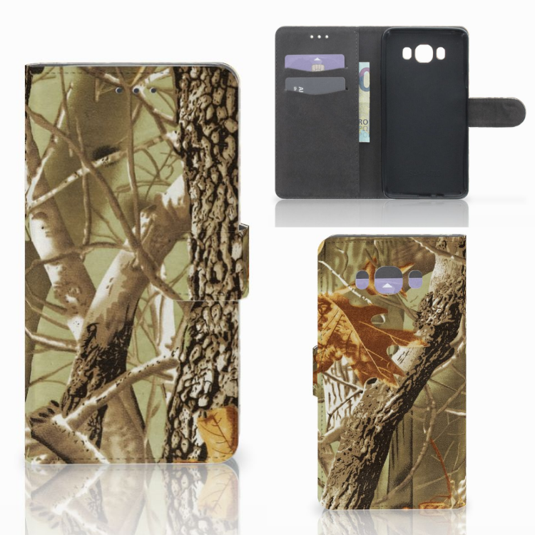 Samsung Galaxy J7 2016 Uniek Boekhoesje Camouflage Opbergvakjes