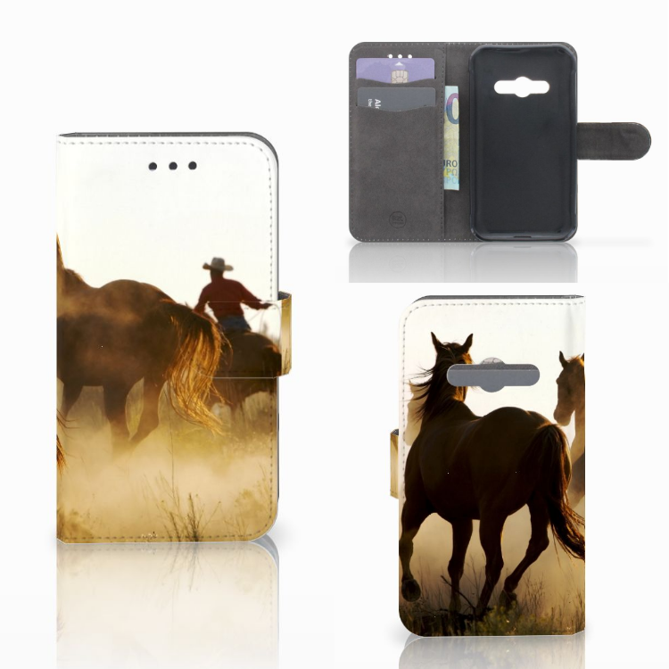 Samsung Galaxy Xcover 3 | Xcover 3 VE Telefoonhoesje met Pasjes Design Cowboy