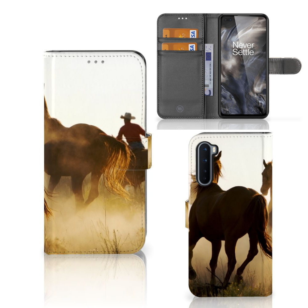 OnePlus Nord Telefoonhoesje met Pasjes Design Cowboy