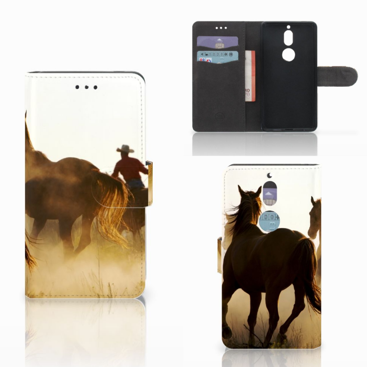 Nokia 7 Telefoonhoesje met Pasjes Design Cowboy