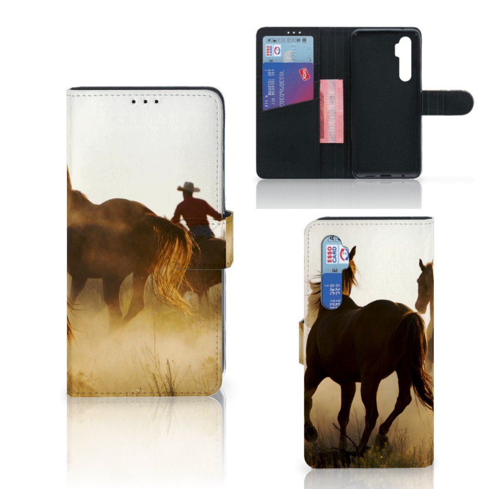 Xiaomi Mi Note 10 Lite Telefoonhoesje met Pasjes Design Cowboy