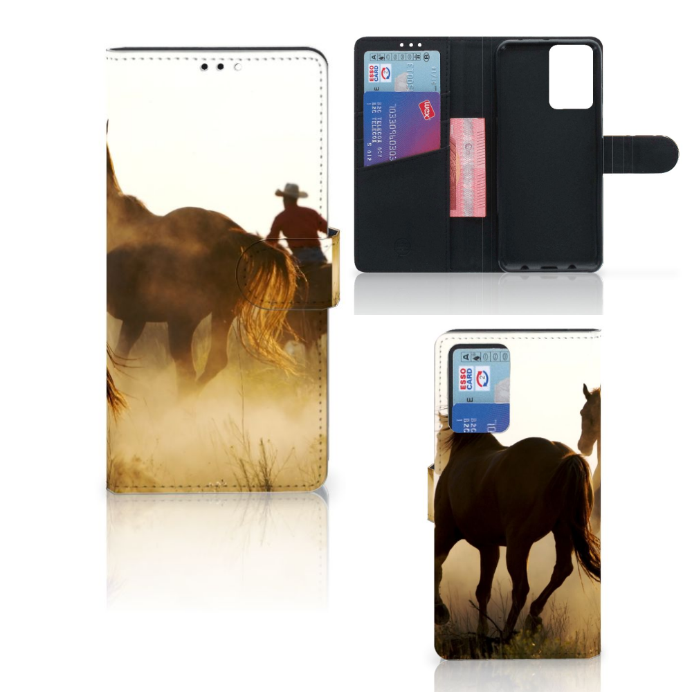 Xiaomi Redmi Note 10 Pro Telefoonhoesje met Pasjes Design Cowboy