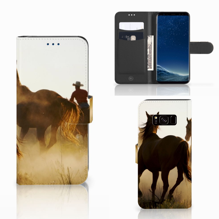 Leuk Design Hoesje Cowboy voor de Samsung Galaxy S8