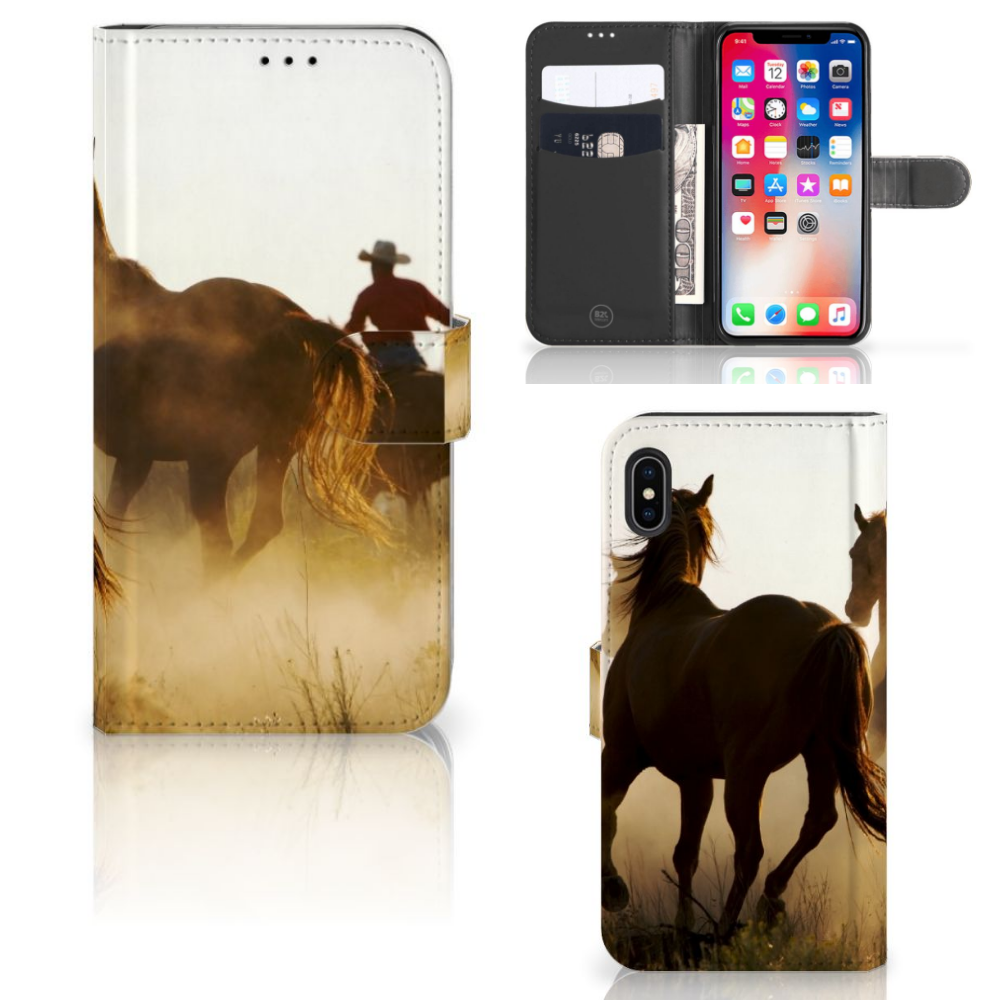 Apple iPhone Xs Max Boekhoesje Design Cowboy