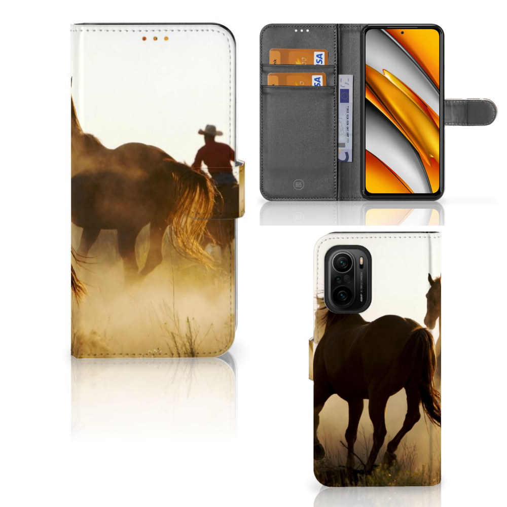 Poco F3 | Xiaomi Mi 11i Telefoonhoesje met Pasjes Design Cowboy