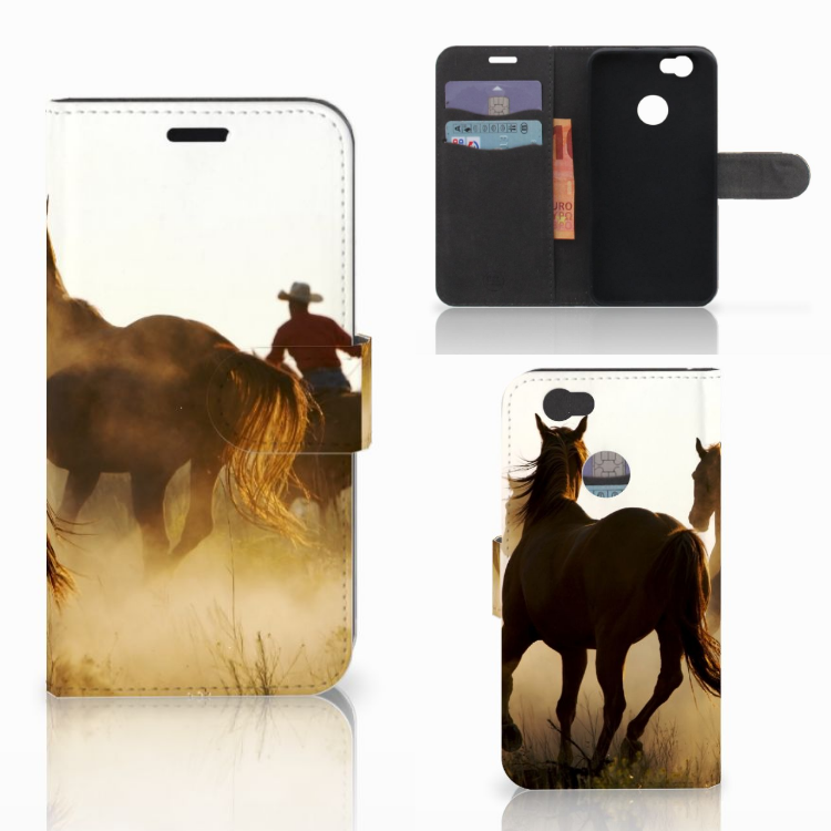 Huawei Nova Telefoonhoesje met Pasjes Design Cowboy