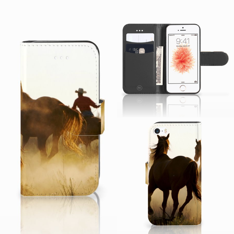 Apple iPhone 5 | 5s | SE Boekhoesje Design Cowboy