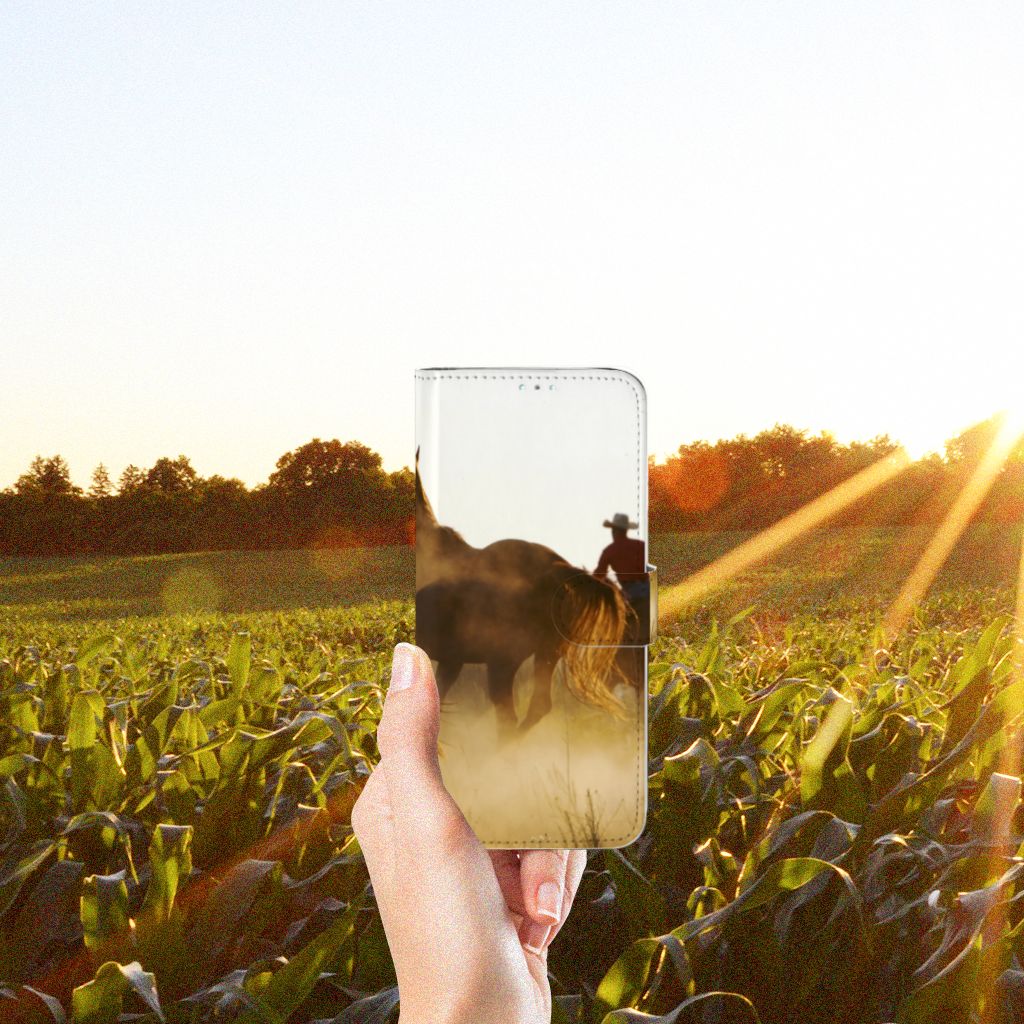 Samsung Galaxy A71 Telefoonhoesje met Pasjes Design Cowboy