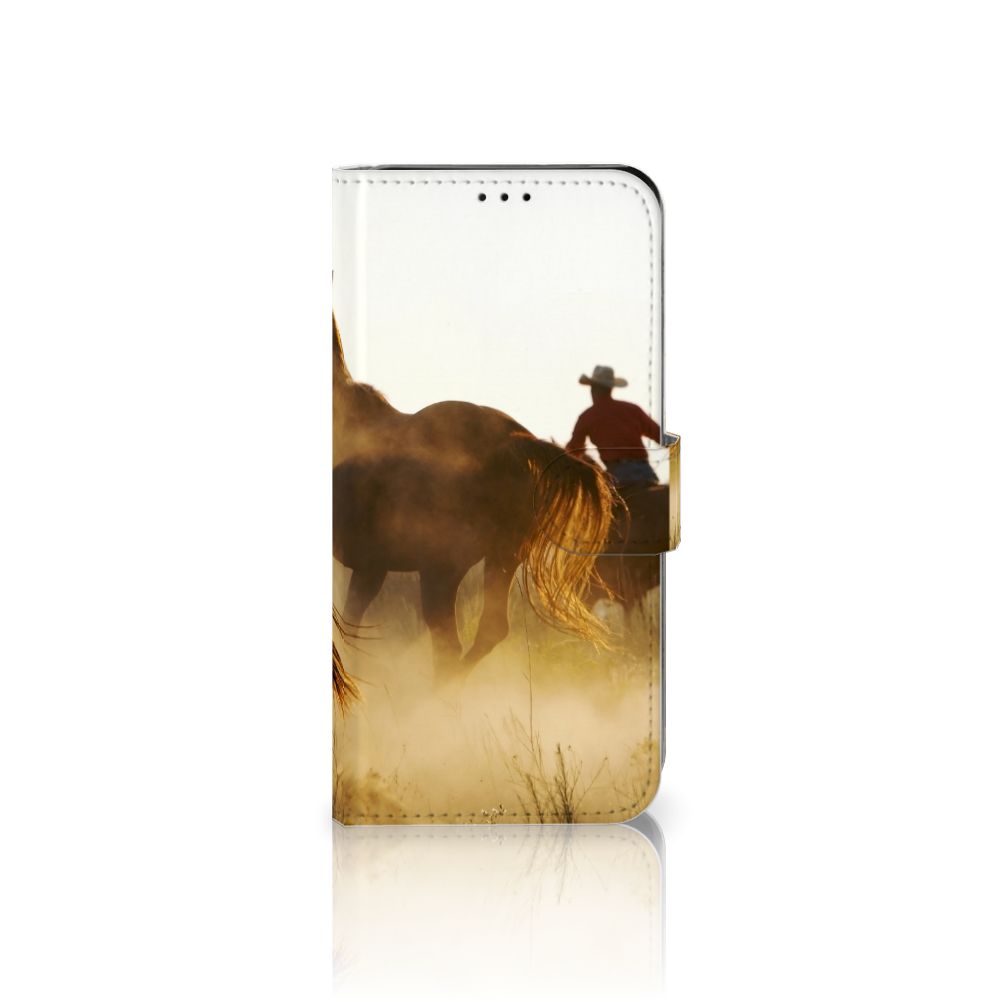 Samsung Galaxy A7 (2018) Telefoonhoesje met Pasjes Design Cowboy