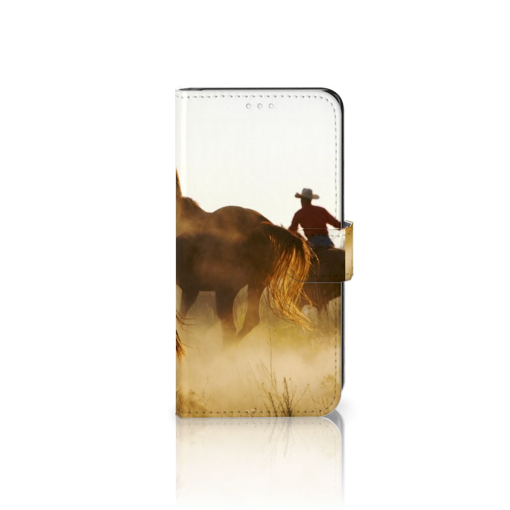 Samsung Galaxy S21 FE Telefoonhoesje met Pasjes Design Cowboy