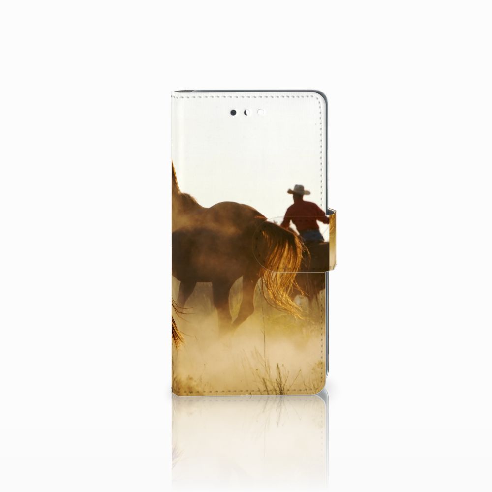 Huawei P10 Telefoonhoesje met Pasjes Design Cowboy