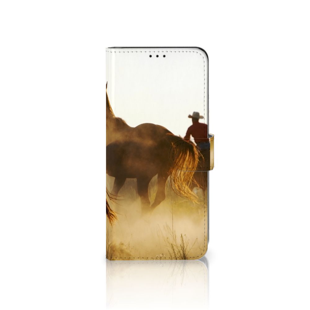 Samsung Galaxy S21 Ultra Telefoonhoesje met Pasjes Design Cowboy