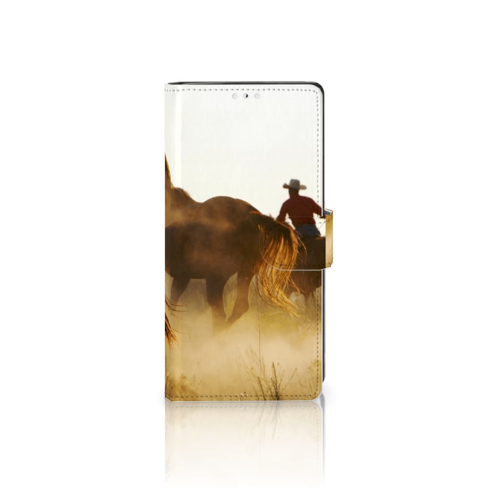 Samsung Galaxy Note 10 Telefoonhoesje met Pasjes Design Cowboy