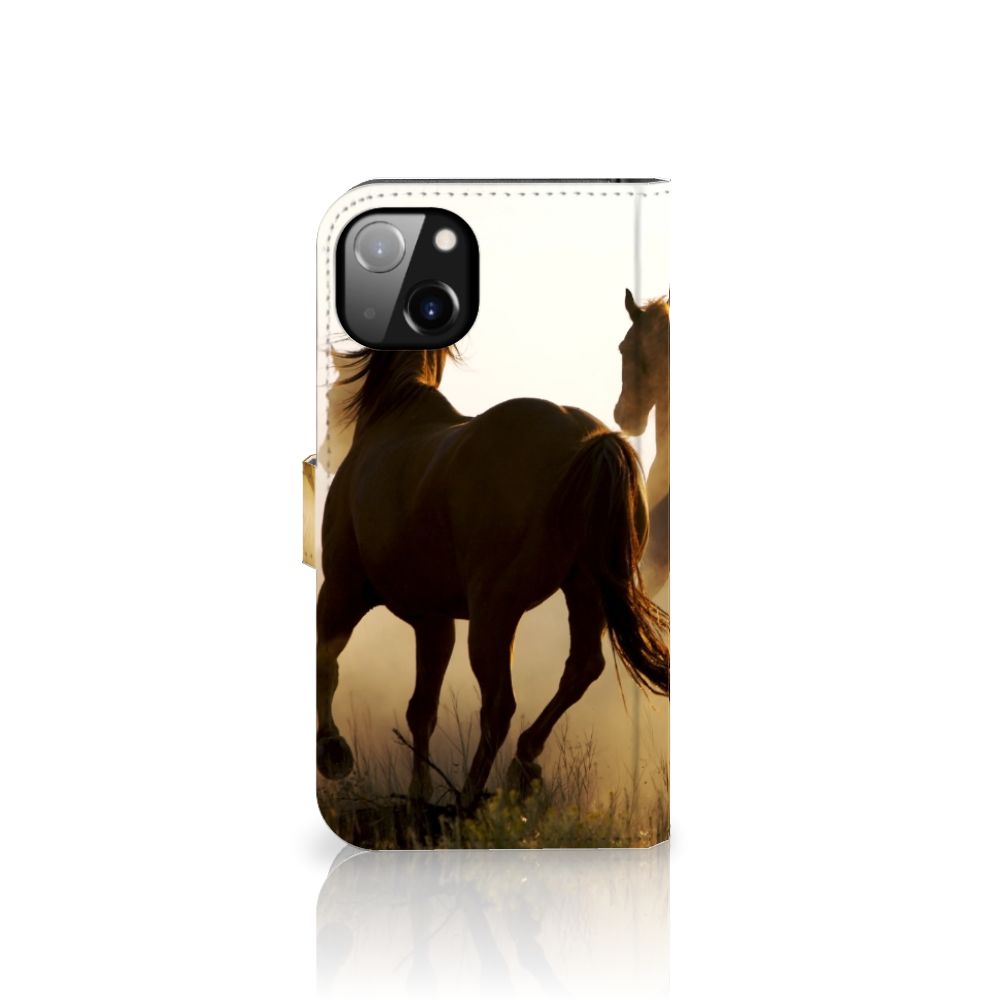 iPhone 14 Plus Telefoonhoesje met Pasjes Design Cowboy