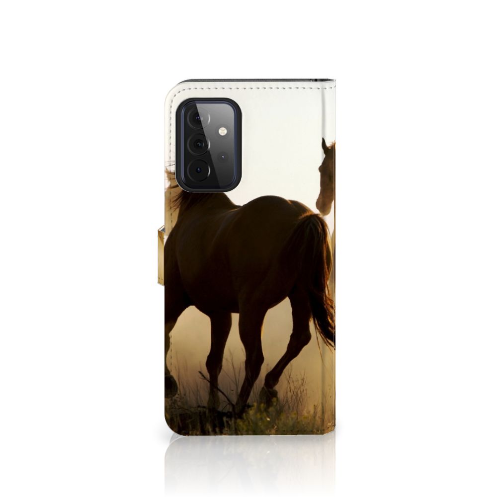 Samsung Galaxy A72 Telefoonhoesje met Pasjes Design Cowboy