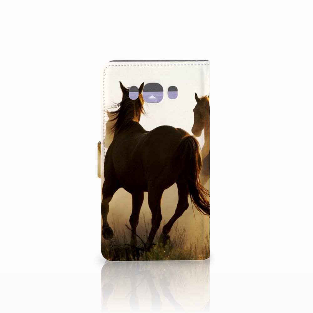 Samsung Galaxy J7 2016 Telefoonhoesje met Pasjes Design Cowboy