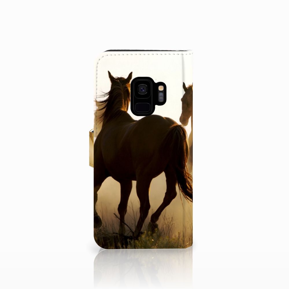 Samsung Galaxy S9 Telefoonhoesje met Pasjes Design Cowboy