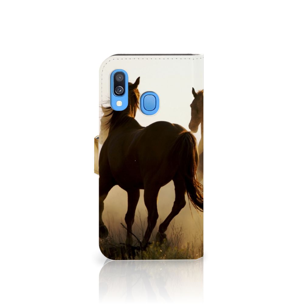 Samsung Galaxy A40 Telefoonhoesje met Pasjes Design Cowboy