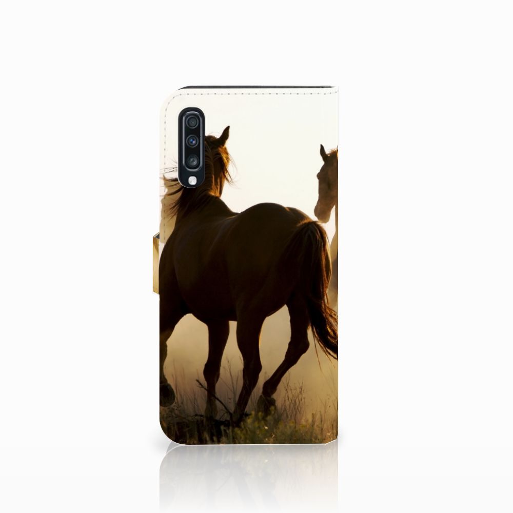 Samsung Galaxy A70 Telefoonhoesje met Pasjes Design Cowboy