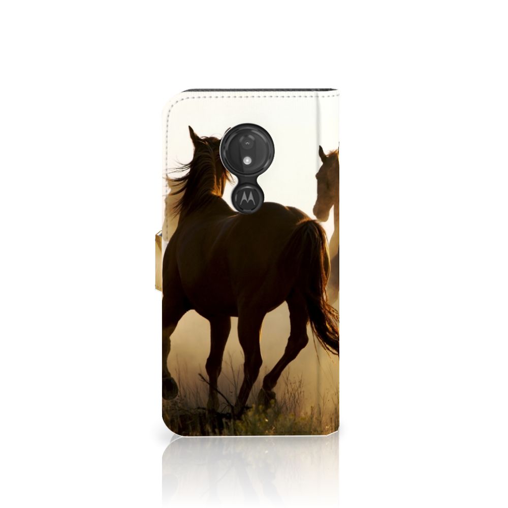 Motorola Moto G7 Power Telefoonhoesje met Pasjes Design Cowboy