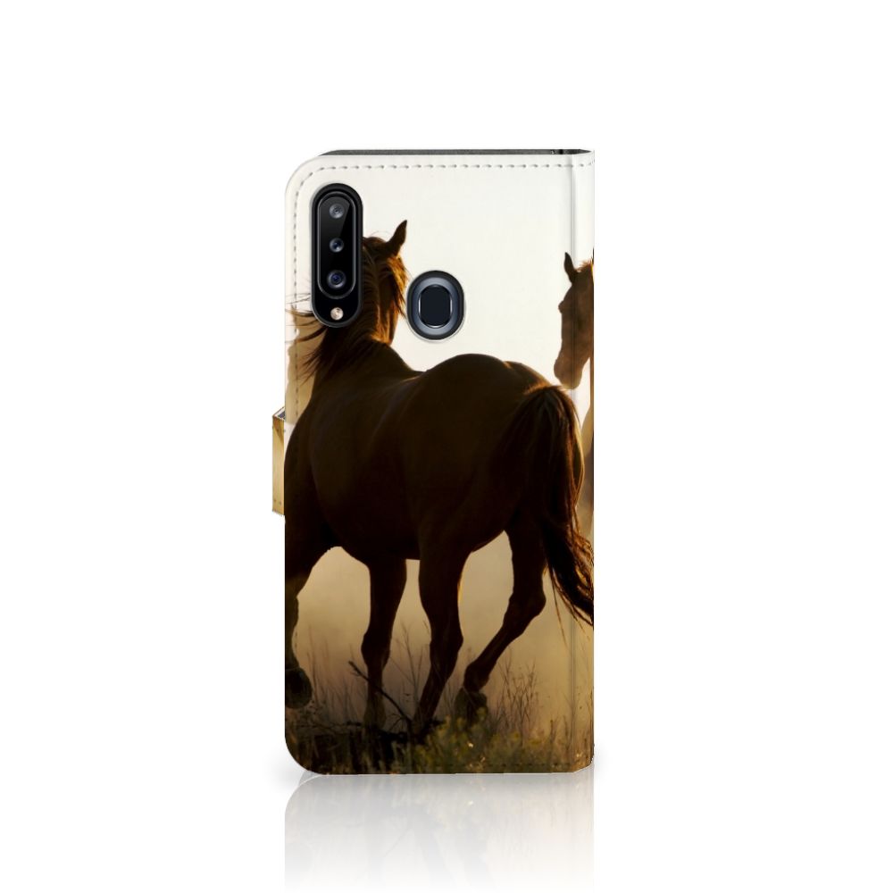 Samsung Galaxy A20s Telefoonhoesje met Pasjes Design Cowboy
